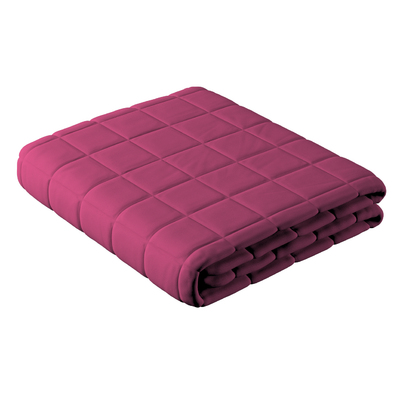 Sengetæppe quiltet<br/>10x10cm tern fra kollektionen Cotton Panama, Stof: 702-32