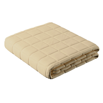 Sengetæppe quiltet<br/>10x10cm tern fra kollektionen Loneta, Stof: 133-03