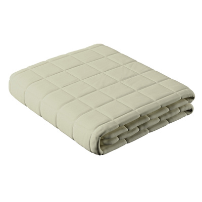 Sengetæppe quiltet<br/>10x10cm tern fra kollektionen Loneta, Stof: 133-05