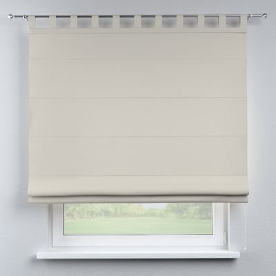 Foldegardin Verona<br/>Med stropper til gardinstang fra kollektionen Cotton Panama, Stof: 702-45