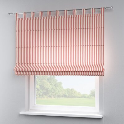 Foldegardin Verona<br/>Med stropper til gardinstang fra kollektionen Quadro, Stof: 136-17