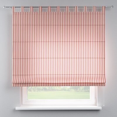Foldegardin Verona<br/>Med stropper til gardinstang fra kollektionen Quadro, Stof: 136-17