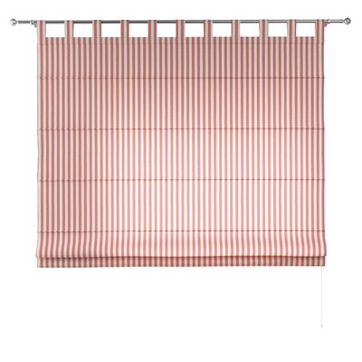 Foldegardin Verona<br/>Med stropper til gardinstang fra kollektionen Quadro, Stof: 136-17