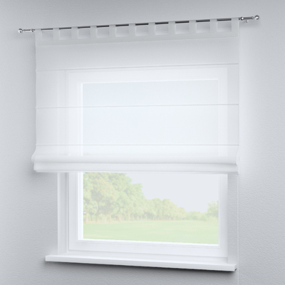 Foldegardin Verona<br/>Med stropper til gardinstang fra kollektionen Delicate Premium, Stof: 144-57