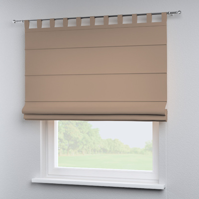 Foldegardin Verona<br/>Med stropper til gardinstang fra kollektionen Crema, Stof: 144-67