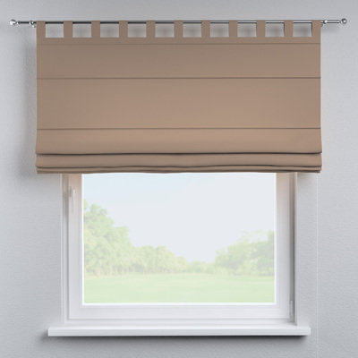 Foldegardin Verona<br/>Med stropper til gardinstang fra kollektionen Crema, Stof: 144-67