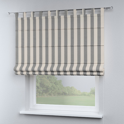 Verona tab top Roman blind in collection Quadro, fabric: 143-91