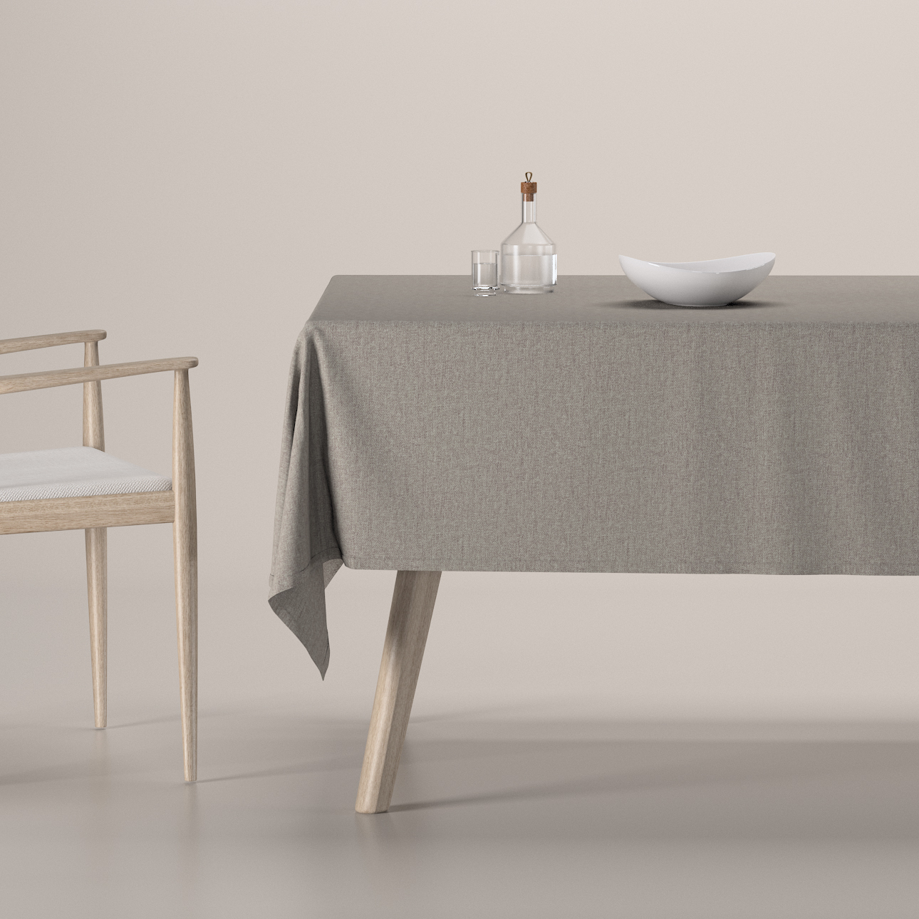 Rechteckige Tischdecke, dunkelgrau, Edinburgh (115-77) günstig online kaufen