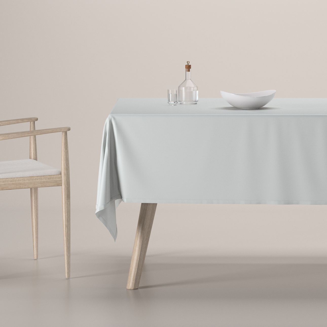 Rechteckige Tischdecke, silbern, Damasco (141-77) günstig online kaufen