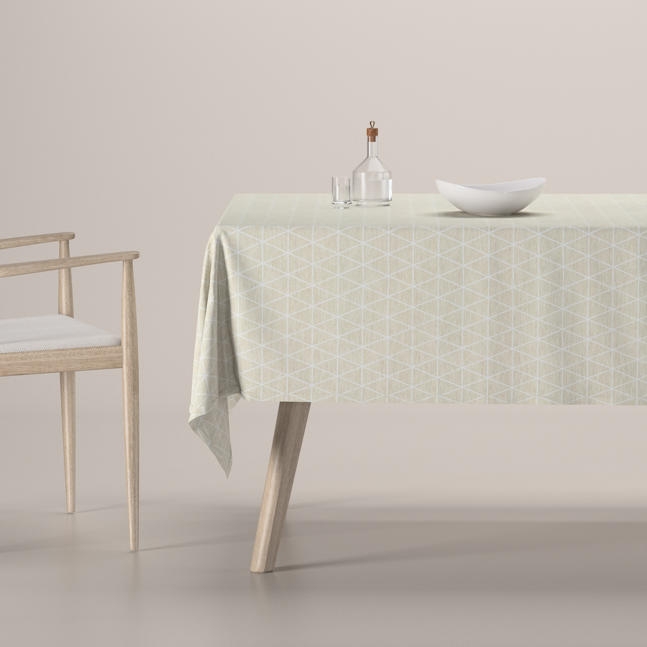 Rechteckige Tischdecke, beige, Sunny (143-49) günstig online kaufen