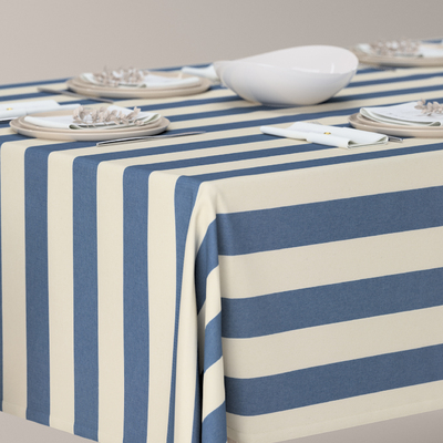 Home Direct Rechthoekig tafelzeil PVC afwasbaar tafelkleed tafelkleed (140 x 200 cm, blauw