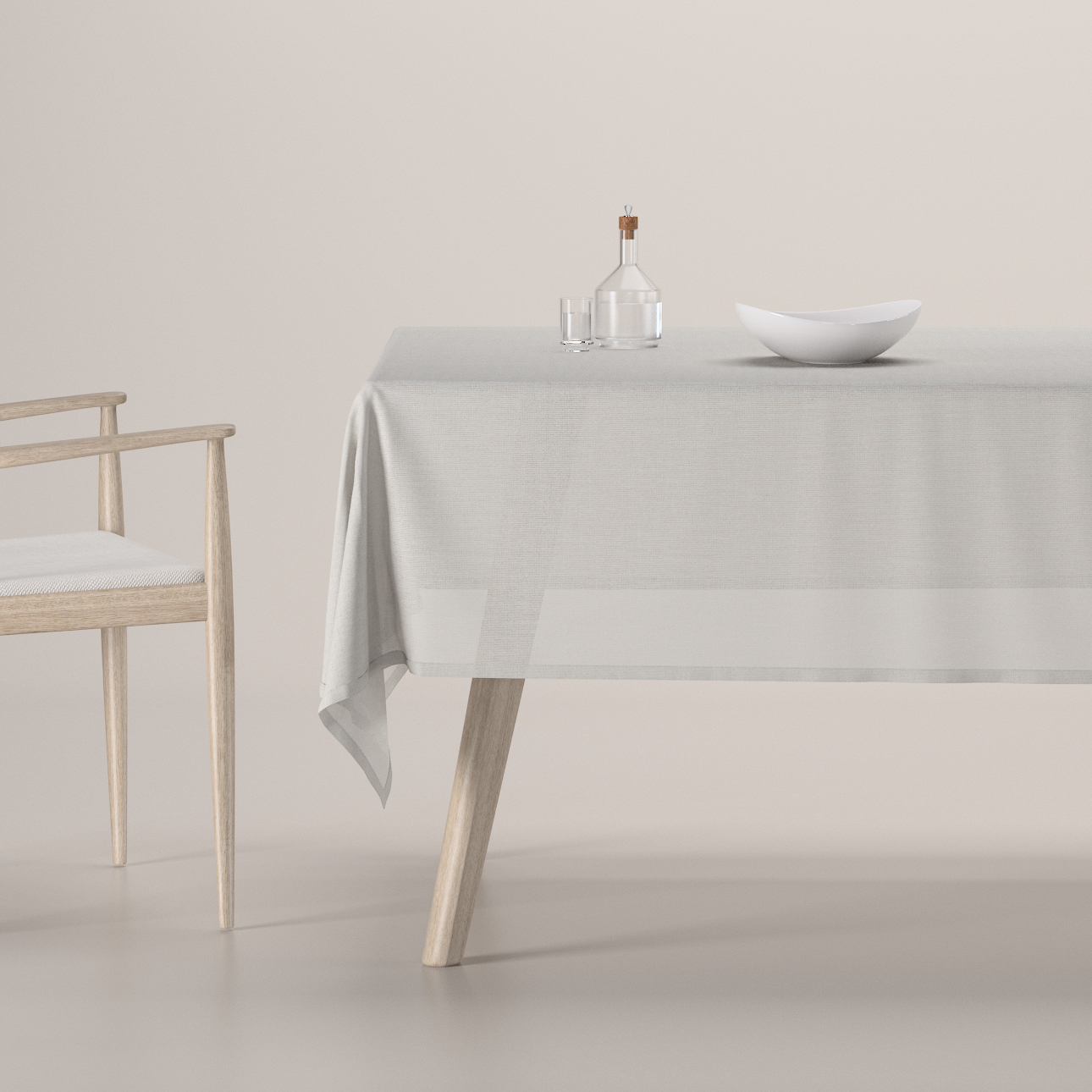 Rechteckige Tischdecke, weiß, Sensual Premium (144-54) günstig online kaufen