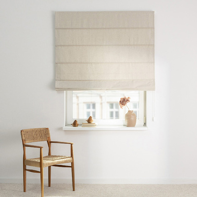 Foldegardin Capri fra kollektionen Hemp Blend, Stof: 159-31