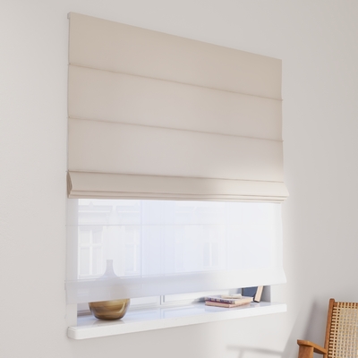 Duo med ensfarvet voile