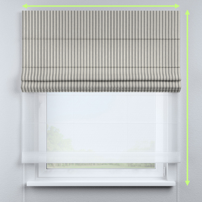 Foldegardin Duo med voile fra kollektionen Quadro, Stof: 136-12