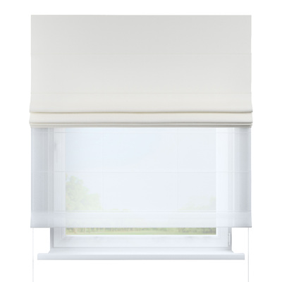 Double layered Roman blind DUO