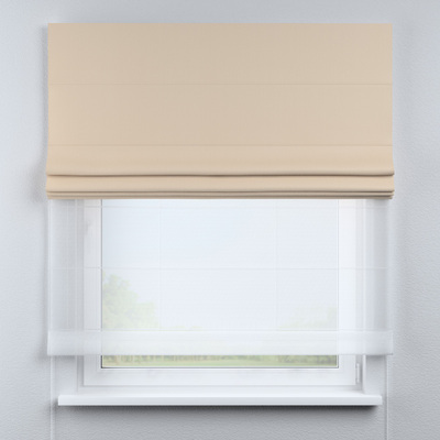 Double layered Roman blind DUO in collection Dimout, fabric: 269-83