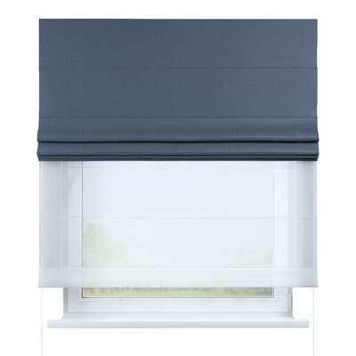 Double layered Roman blind DUO in collection Dimout, fabric: 269-85