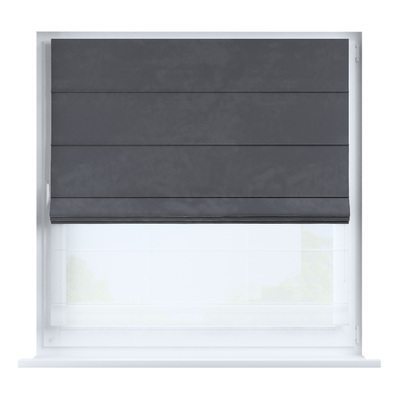 Double layered Roman blind DUO in collection Velvet, fabric: 704-12