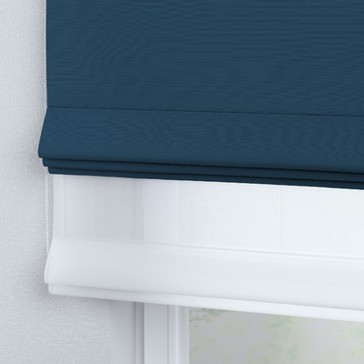 Voile and fabric roman blind (DUO II) in collection Cotton Story, fabric: 702-48