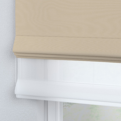 Voile and fabric roman blind (DUO II) in collection Cotton Story, fabric: 702-47