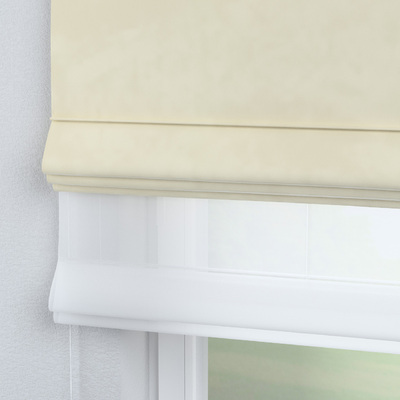 Voile and fabric roman blind (DUO II) in collection Posh Velvet, fabric: 704-36