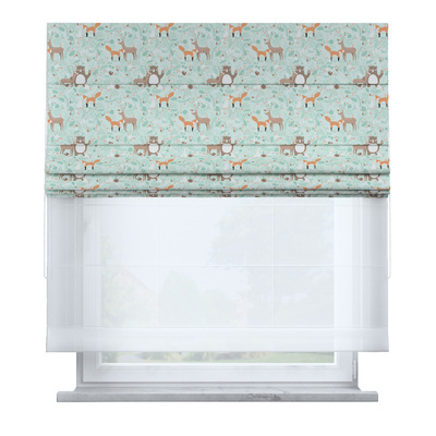 Voile and fabric roman blind (DUO II)