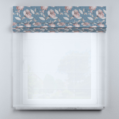 Voile and fabric roman blind (DUO II) in collection Magic Collection, fabric: 500-18