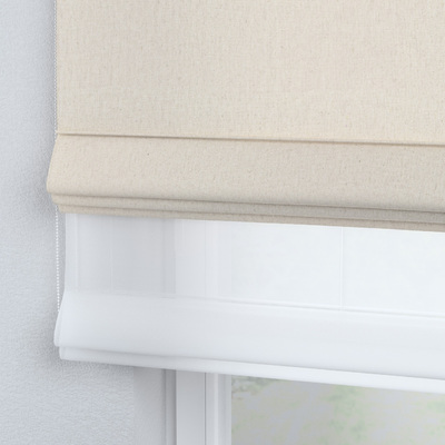 Voile and fabric roman blind (DUO II) in collection Happiness, fabric: 133-65