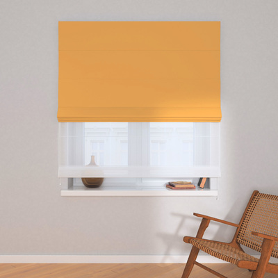 Voile and fabric roman blind (DUO II) in collection Royal Blackout, fabric: 269-52