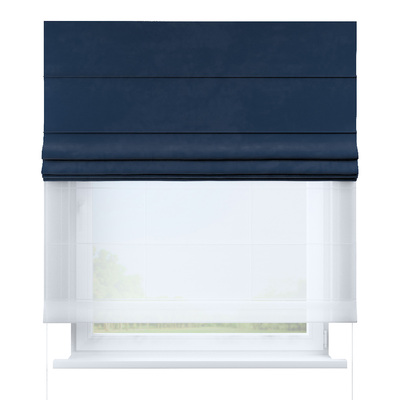 Voile and fabric roman blind (DUO II)