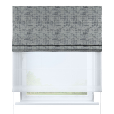 Foldegardin Duo med voile fra kollektionen Velvet, Stof: 704-32