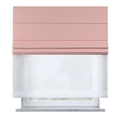 Voile and fabric roman blind (DUO II)