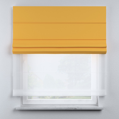 Voile and fabric roman blind (DUO II) in collection Happiness, fabric: 133-40