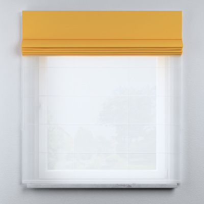 Voile and fabric roman blind (DUO II) in collection Happiness, fabric: 133-40