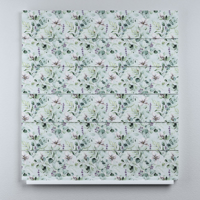 Roleta rzymska dzień noc Duo w kolekcji Flowers, tkanina: 143-66