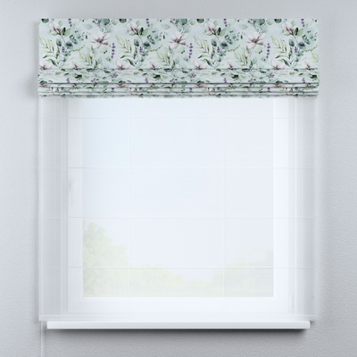 Roleta rzymska dzień noc Duo w kolekcji Flowers, tkanina: 143-66