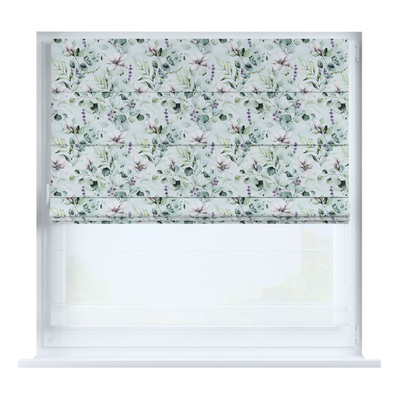 Roleta rzymska dzień noc Duo w kolekcji Flowers, tkanina: 143-66