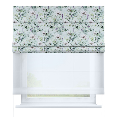 Roleta rzymska dzień noc Duo w kolekcji Flowers, tkanina: 143-66