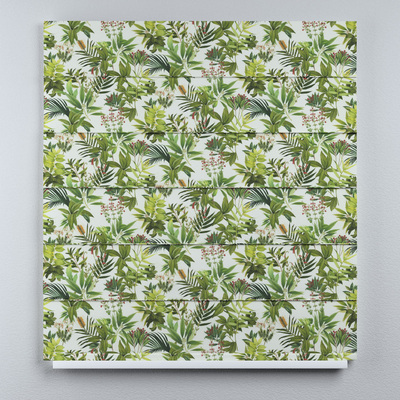 Roleta rzymska dzień noc Duo w kolekcji Flowers, tkanina: 143-69