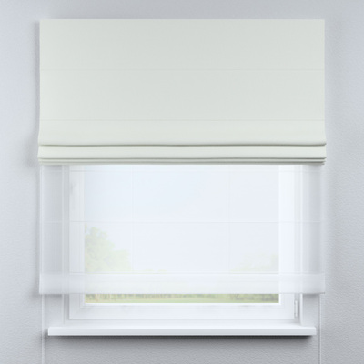Double layered Roman blind DUO in collection Dimout, fabric: 269-71