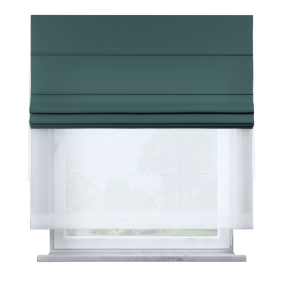 Voile and fabric roman blind (DUO II)