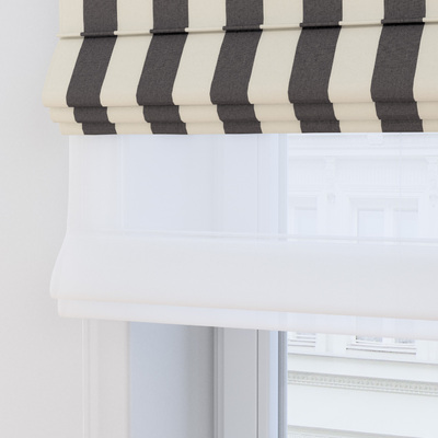 Foldegardin Duo med voile fra kollektionen Quadro, Stof: 143-92