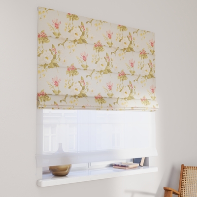 Duo med ensfarvet voile