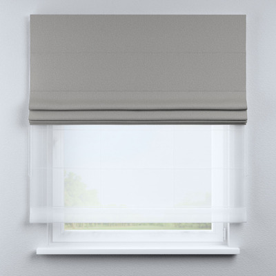 Double layered Roman blind DUO in collection Blackout Soft, fabric: 269-22