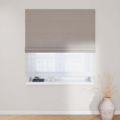 Double layered Roman blind DUO in collection Blackout Soft, fabric: 269-22
