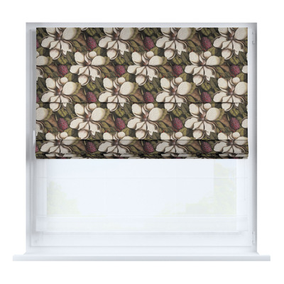 Foldegardin Duo med voile fra kollektionen Gardenia, Stof: 144-24