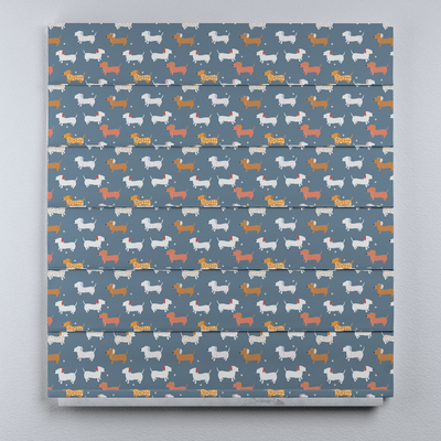 Voile and fabric roman blind (DUO II) in collection Magic Collection, fabric: 500-47
