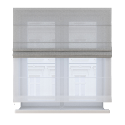 Double layered Roman blind DUO in collection Sensuale Premium, fabric: 144-39