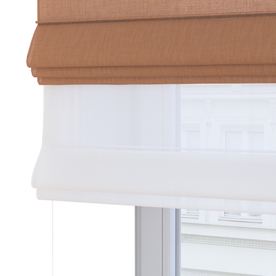 Foldegardin Duo med voile fra kollektionen Sensuale Premium, Stof: 144-45